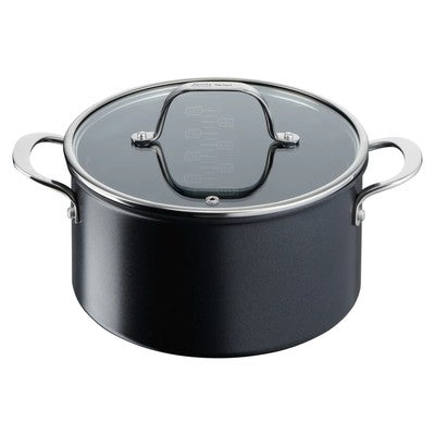 Kochtopf Tefal Induktion Jamie Oliver Glasdeckel 24cm Antihaft