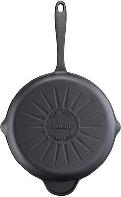 Grillpfanne Gusseisenpfanne Induktion 26cm Ofenfest Bratpfanne  Tefal