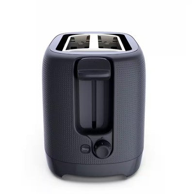 Toaster Edelstahl 2 Scheiben Tefal Schwarz mit Broetchenaufsatz