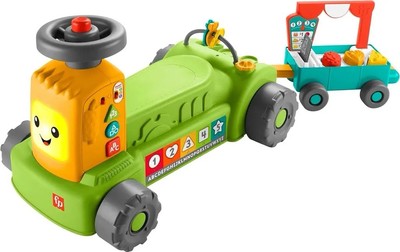 Fisher Price Lauflernwagen Traktor Baby Rutscher Musikspielzeug ab 1 Jahr