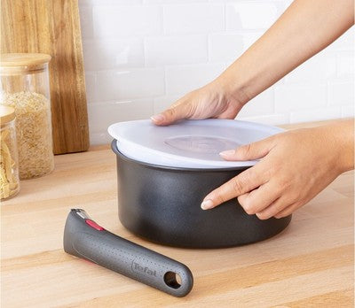Tefal Ingenio Kochtopf Set 5-teilig Induktion 18/24cm Stielkasserolle mit Deckel