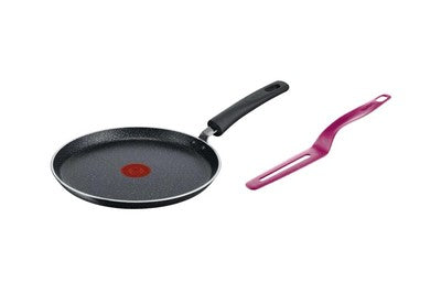 Crepespfanne Induktion Antihaft 25cm Tefal Thermosignal Pfannenset mit Wender