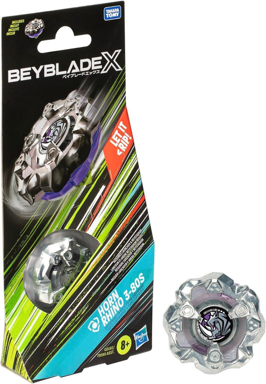 Beyblade X Horn Rhino 3-80S Kreisel Booster Pack - Takara Tomy, Hasbro