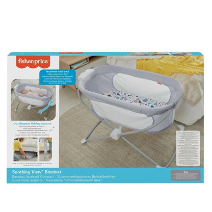 Baby Beistellbett Fisher Price faltbar Reisebett mit Schaukelfunktion
